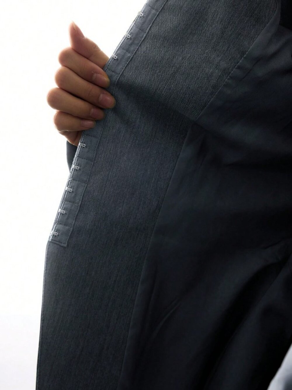 Grey Casual Women's Blazer - Picture 8 of 8
